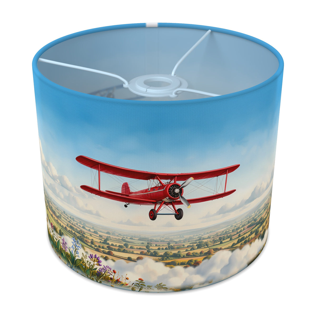 Vintage Flight Sky Planes lampshade - 25cm x 20cm Ceiling