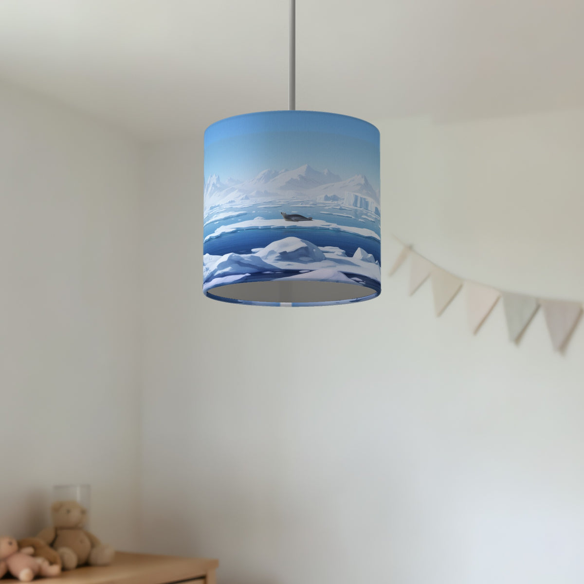 Arctic Panorama wraparound lampshade - Polar Ice - photo 4