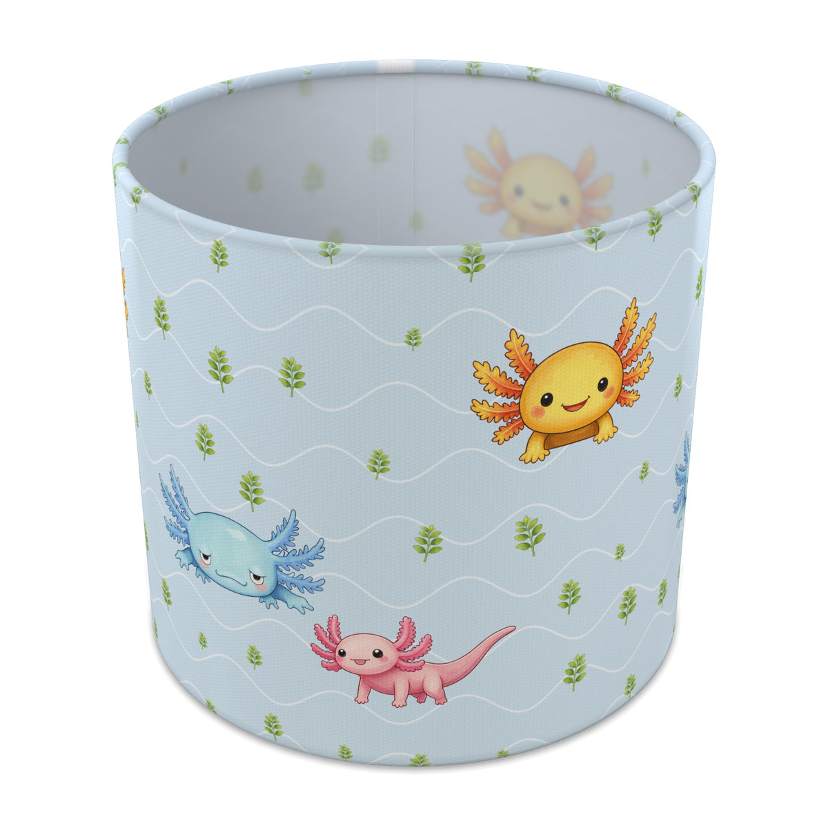Sky Axolotl Lagoon lampshade - 20cm x 18.5cm Table