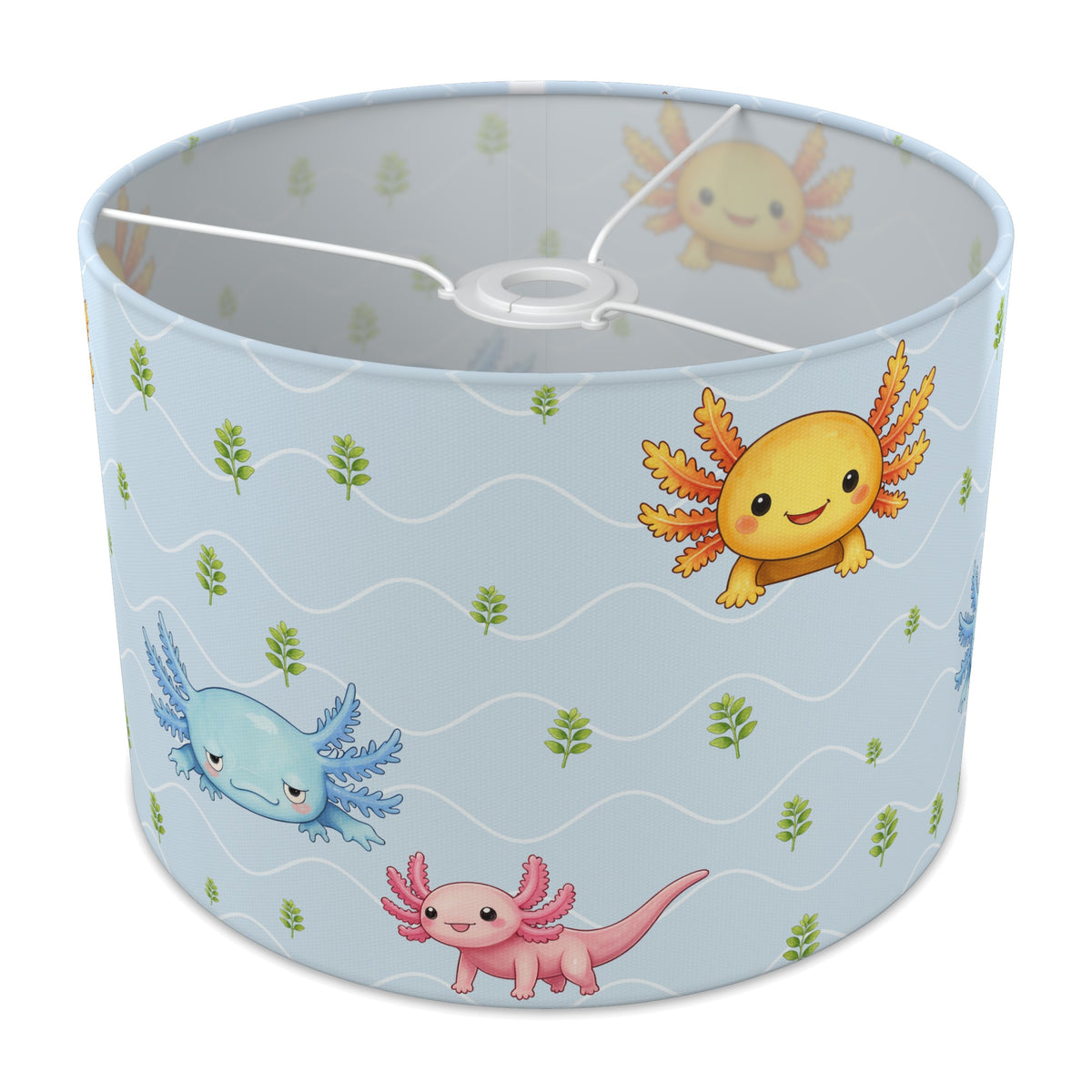 Sky Axolotl Lagoon lampshade - 30cm x 21cm Ceiling