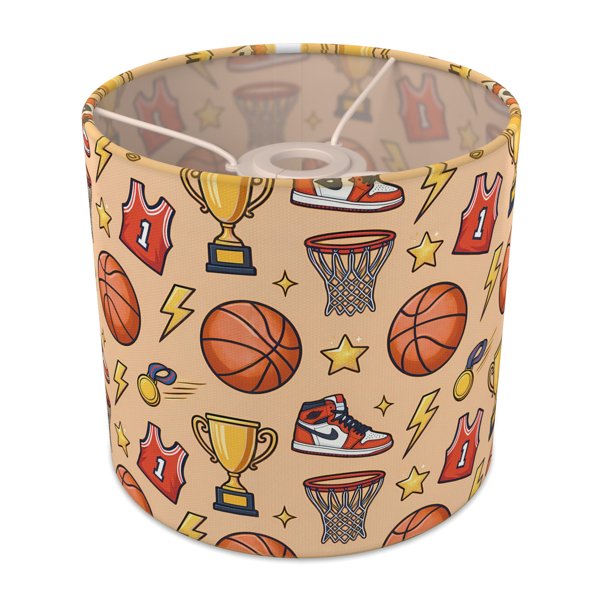 Orange Basketball Kids lampshade - 20cm x 18.5cm Ceiling - main photo