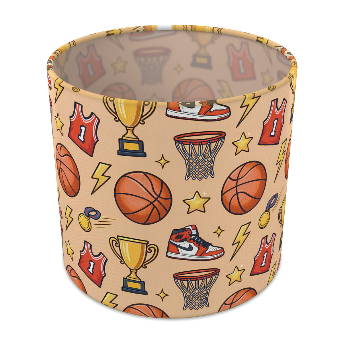 Orange Basketball Kids lampshade - 20cm x 18.5cm Table