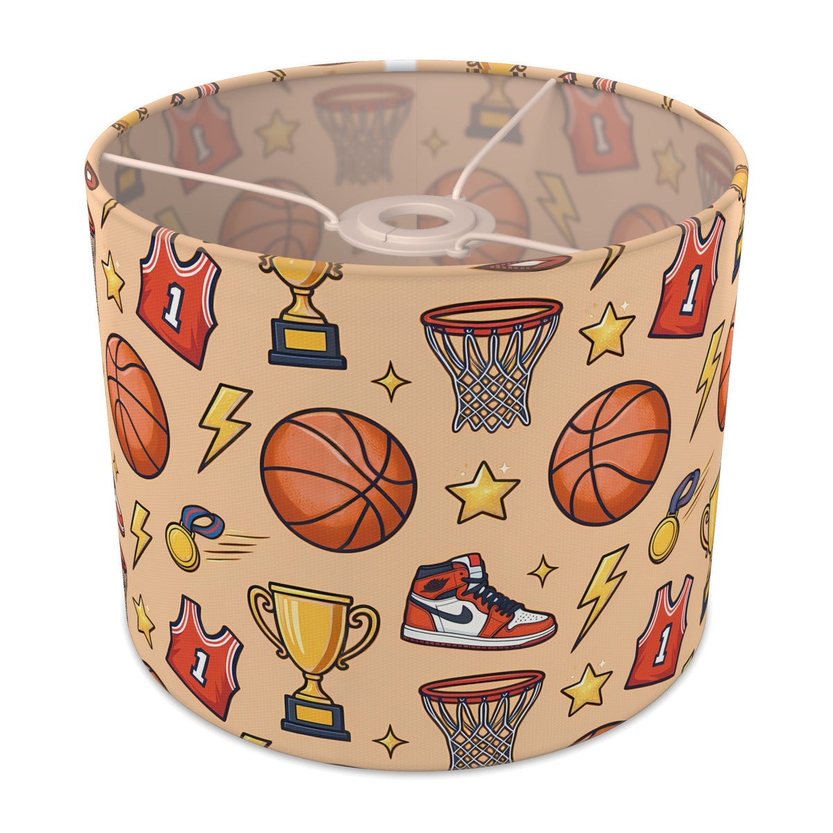 Orange Basketball Kids lampshade - 25cm x 20cm Ceiling