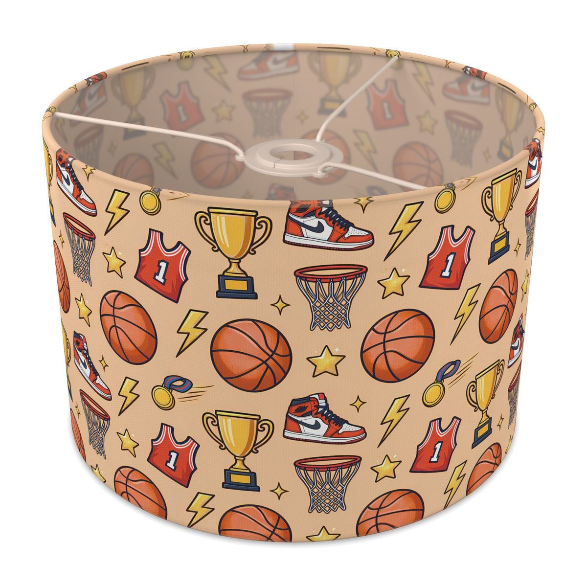Orange Basketball Kids lampshade - 30cm x 21cm Ceiling