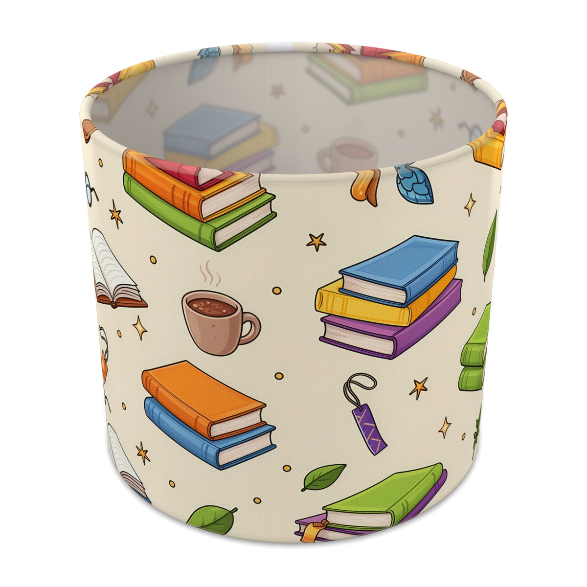 Cream Reading Nook lampshade - 20cm x 18.5cm Table