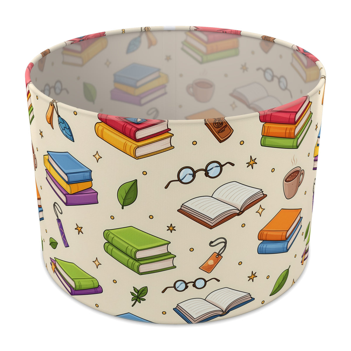 Cream Reading Nook lampshade - 30cm x 21cm Table