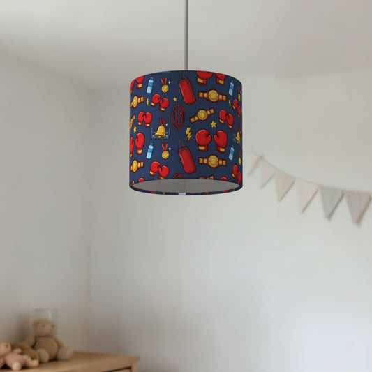 Navy Little Champ lampshade - 20cm x 18.5cm Ceiling - photo 2