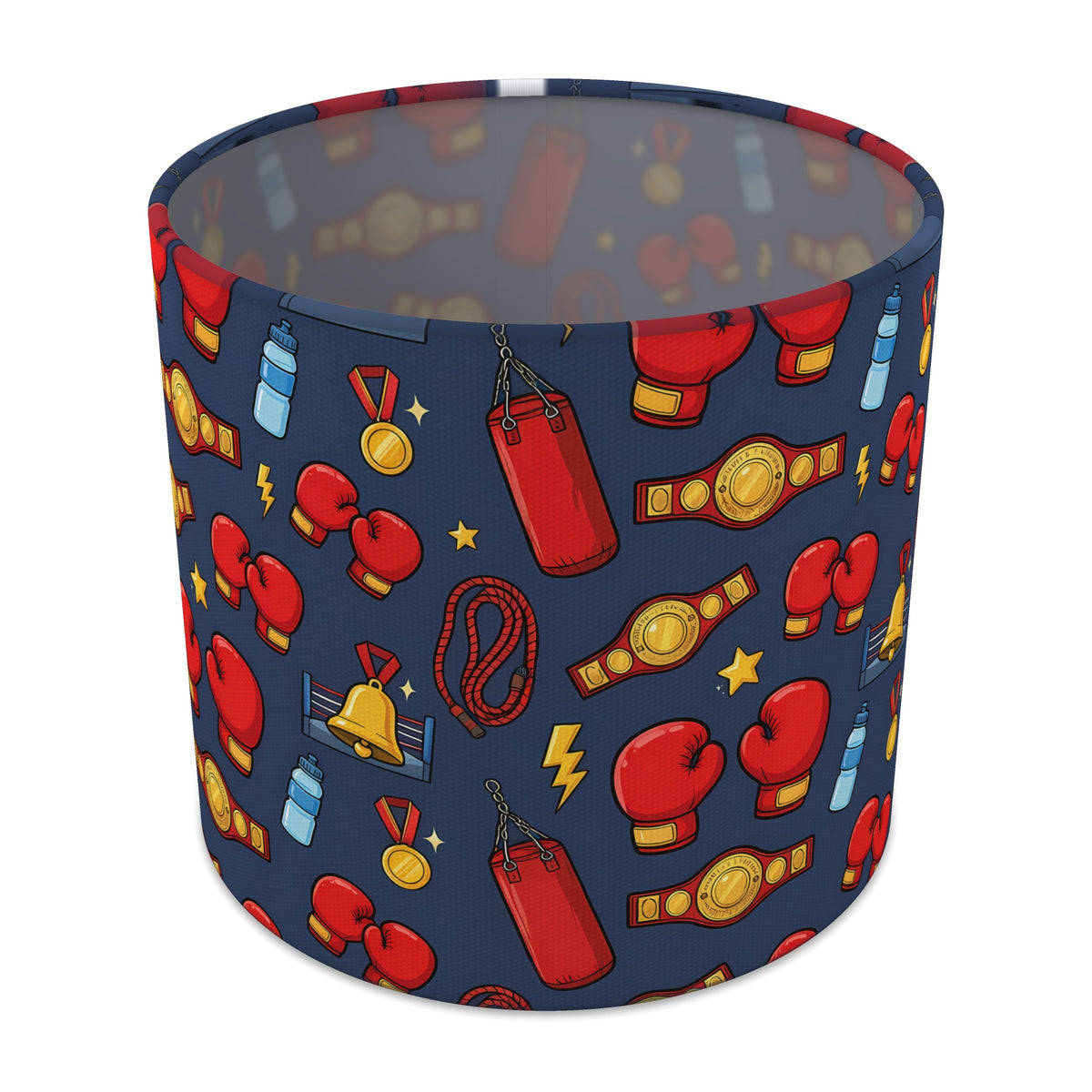 Navy Little Champ lampshade - 20cm x 18.5cm Table