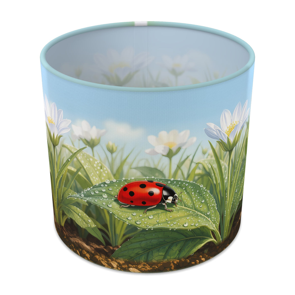 Ladybird Garden Bug Garden lampshade - 20cm x 18.5cm Table