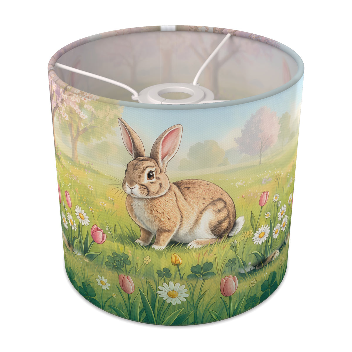 Bunny Meadow wraparound lampshade - Spring Meadow - main photo