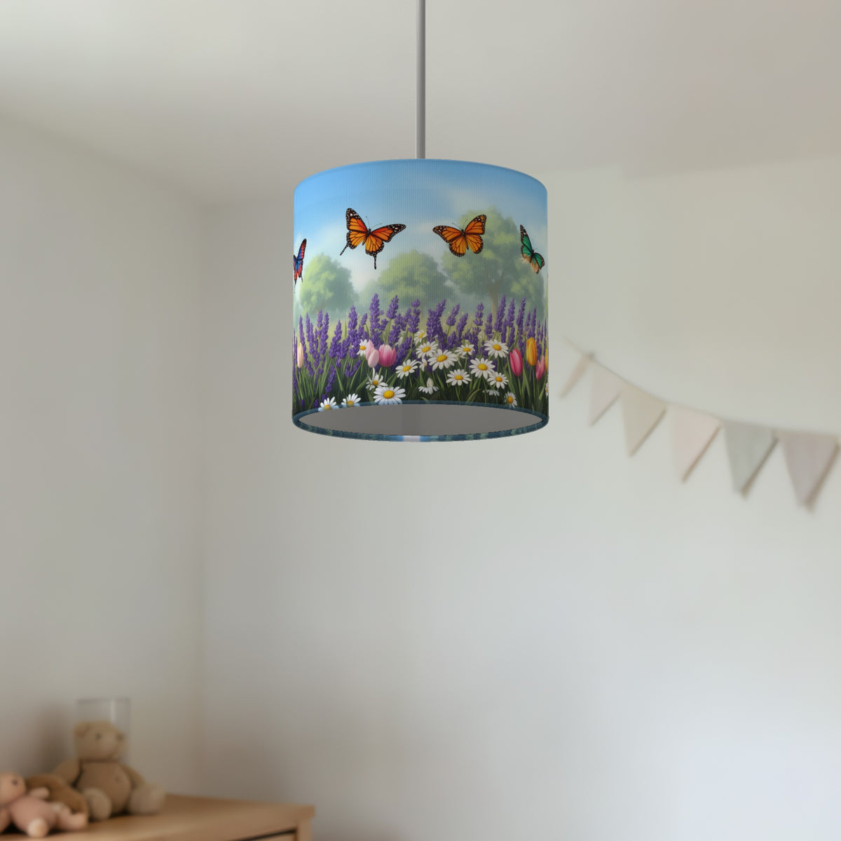Butterfly Garden wraparound lampshade - Butterfly Meadow - photo 4