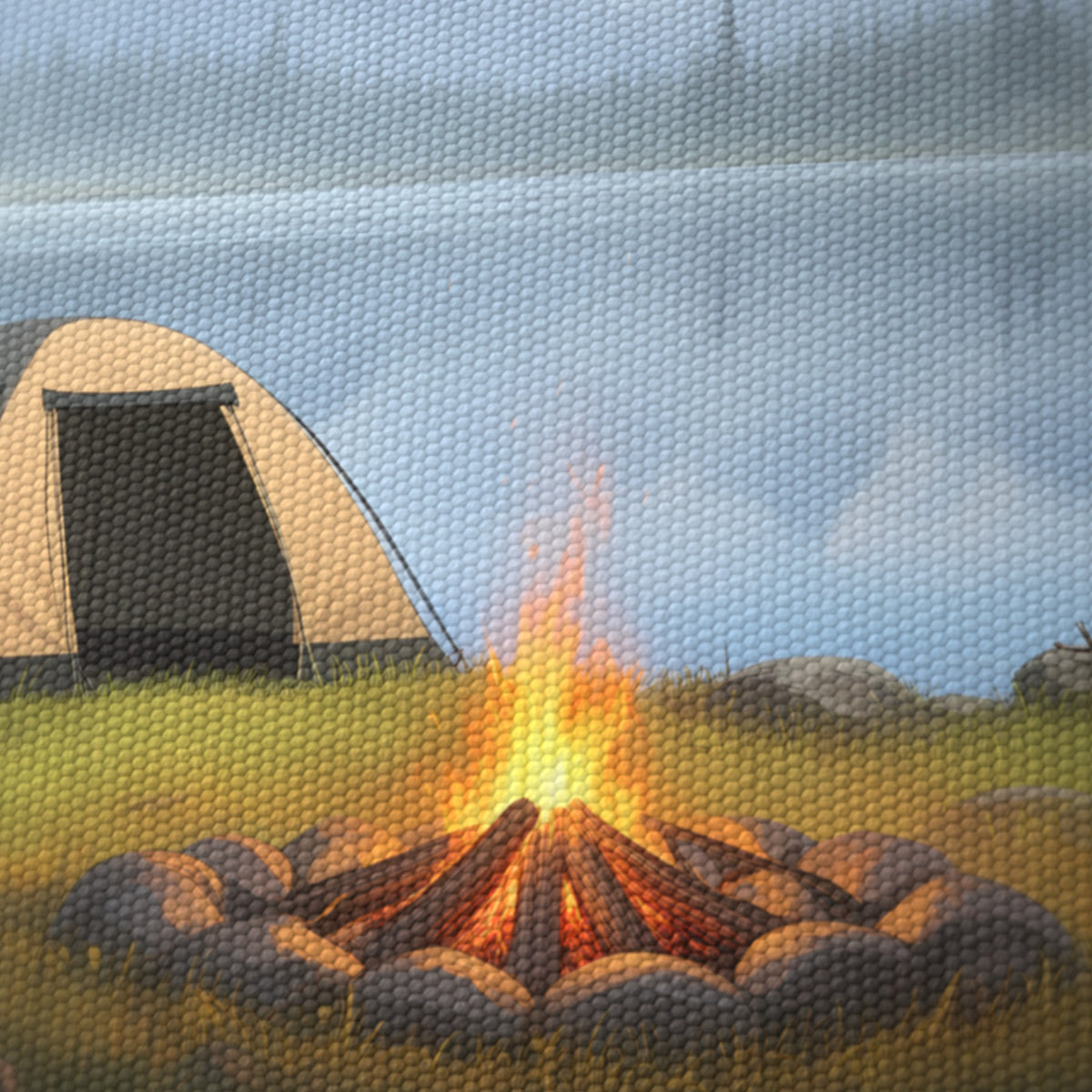 Camping Adventure wraparound lampshade - Lakeside Camp - photo 8