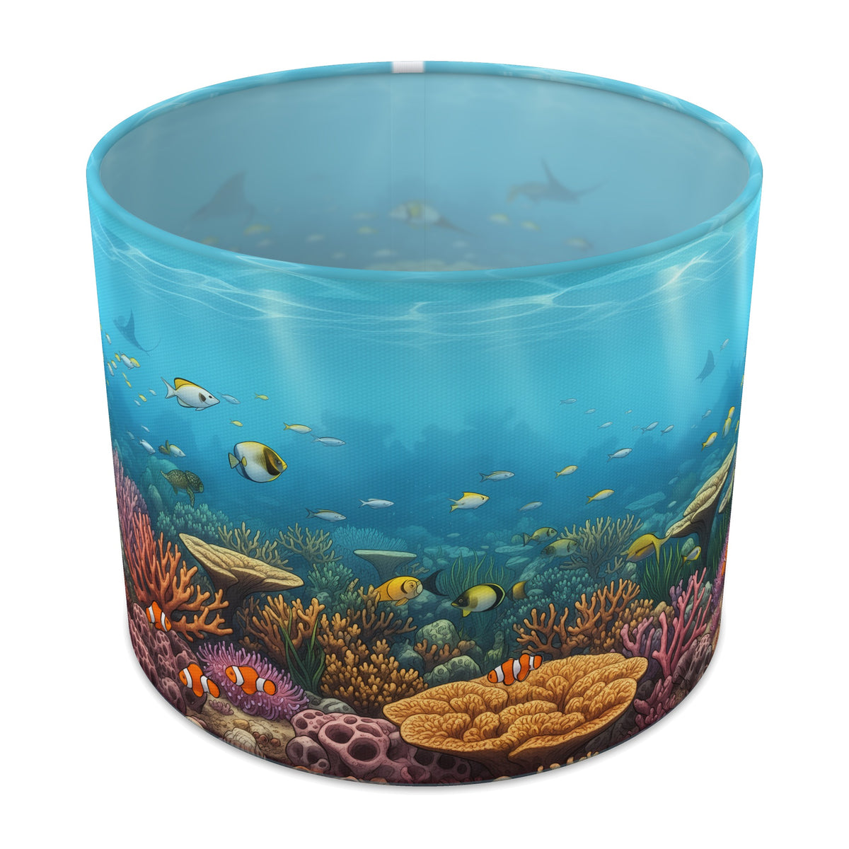 Sunlit Reef Coral Reef lampshade - 25cm x 20cm Table