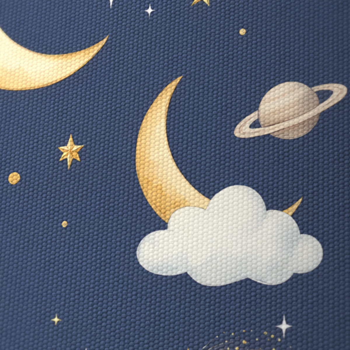 Navy Starry Night lampshade - 20cm x 18.5cm Ceiling - photo 6