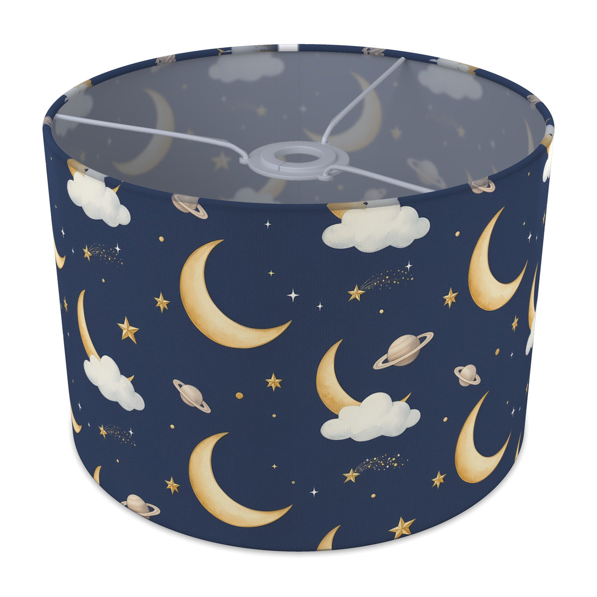 Navy Starry Night lampshade - 30cm x 21cm Ceiling