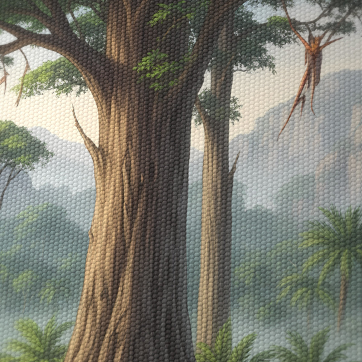 Dinosaur World wraparound lampshade - Volcano Valley - photo 8