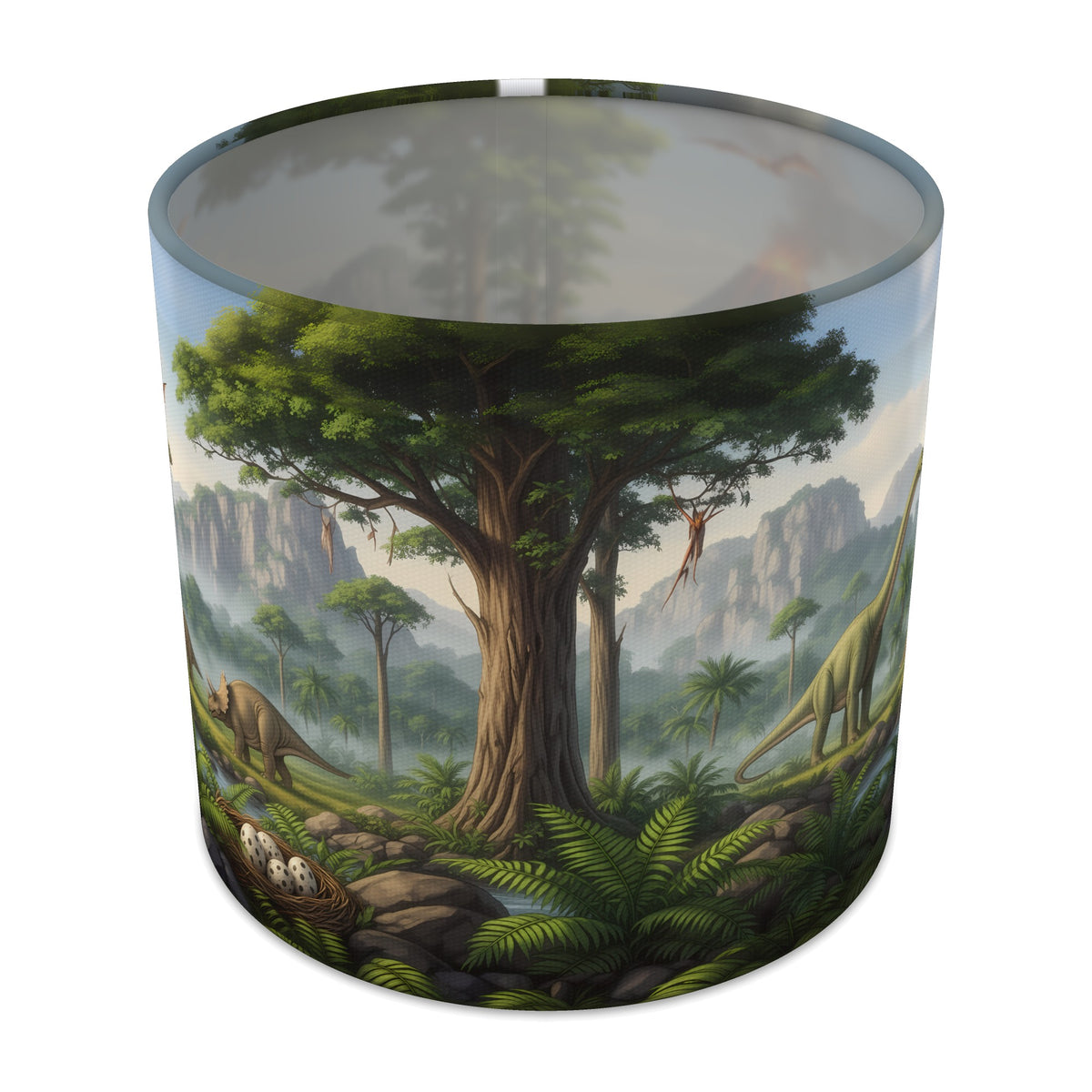Volcano Valley Dinosaur World lampshade - 20cm x 18.5cm Table