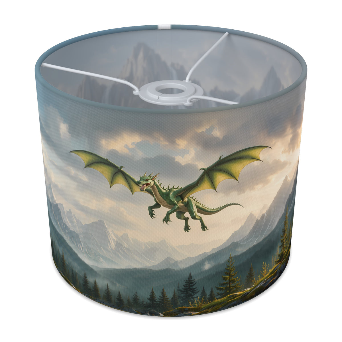Dragon Peaks Dragon Mountains lampshade - 25cm x 20cm Ceiling