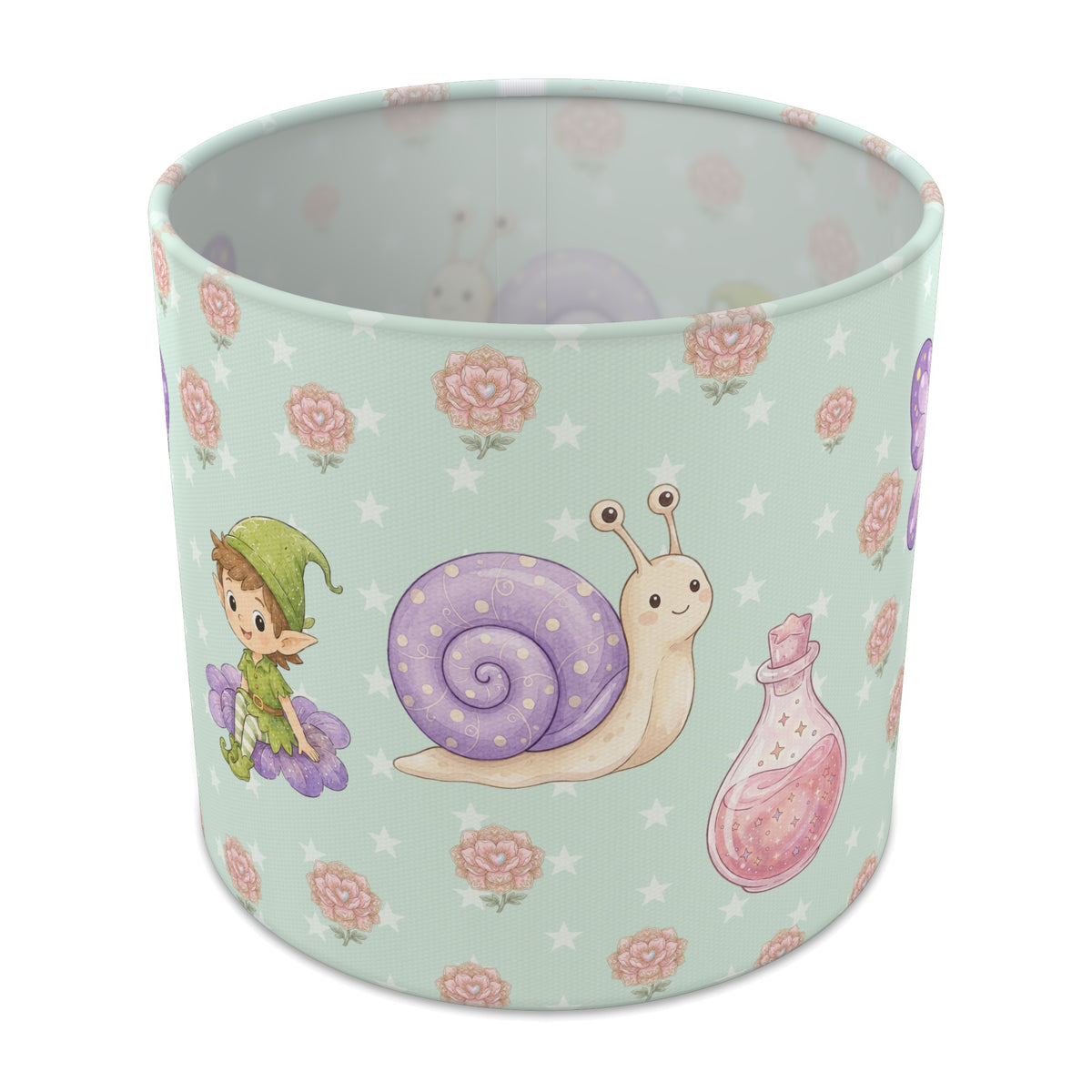 Mint Fairy Garden lampshade - 20cm x 18.5cm Table