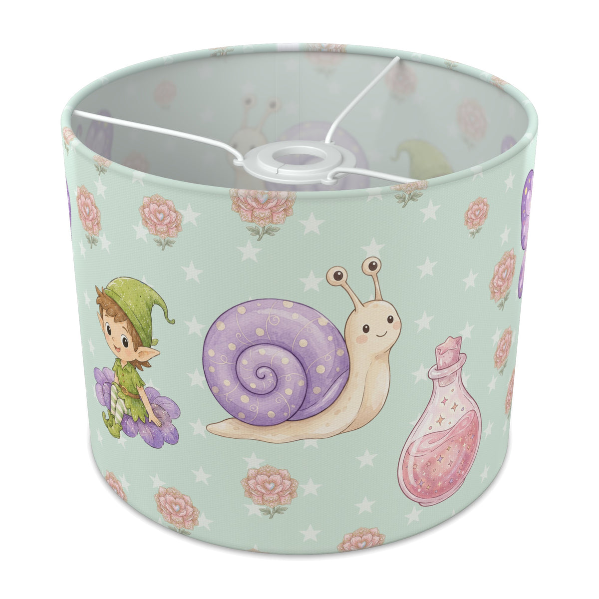 Mint Fairy Garden lampshade - 25cm x 20cm Ceiling