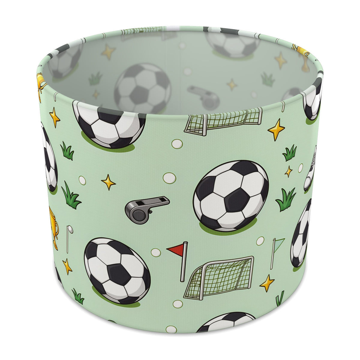 Green Kick Off lampshade - 25cm x 20cm Table