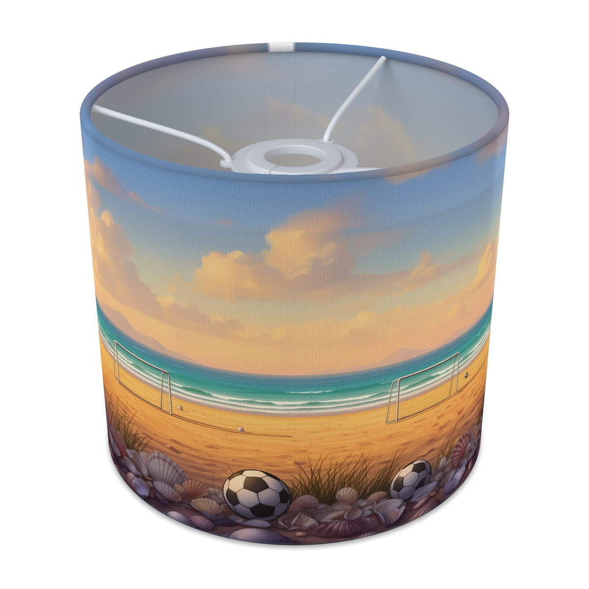 Match Day wraparound lampshade - Beach Football - main photo