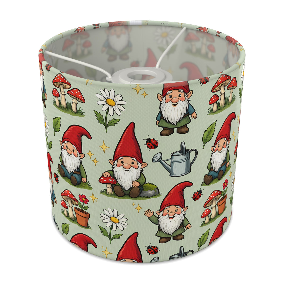 Sage Garden Gnomes lampshade - 20cm x 18.5cm Ceiling - main photo