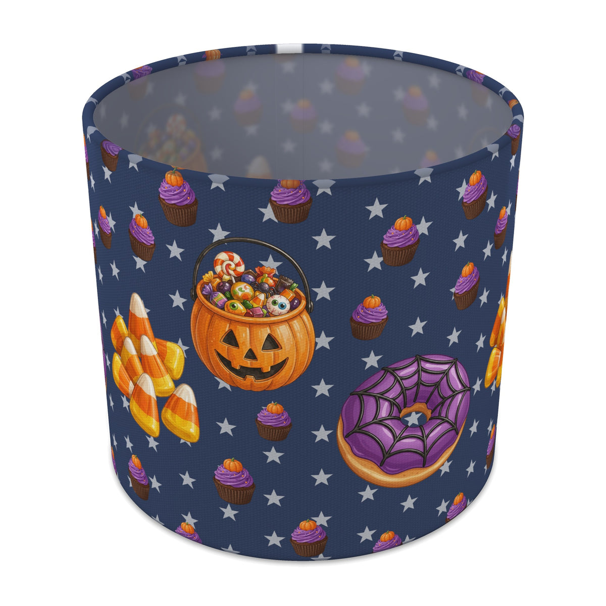 Navy Halloween Food lampshade - 20cm x 18.5cm Table
