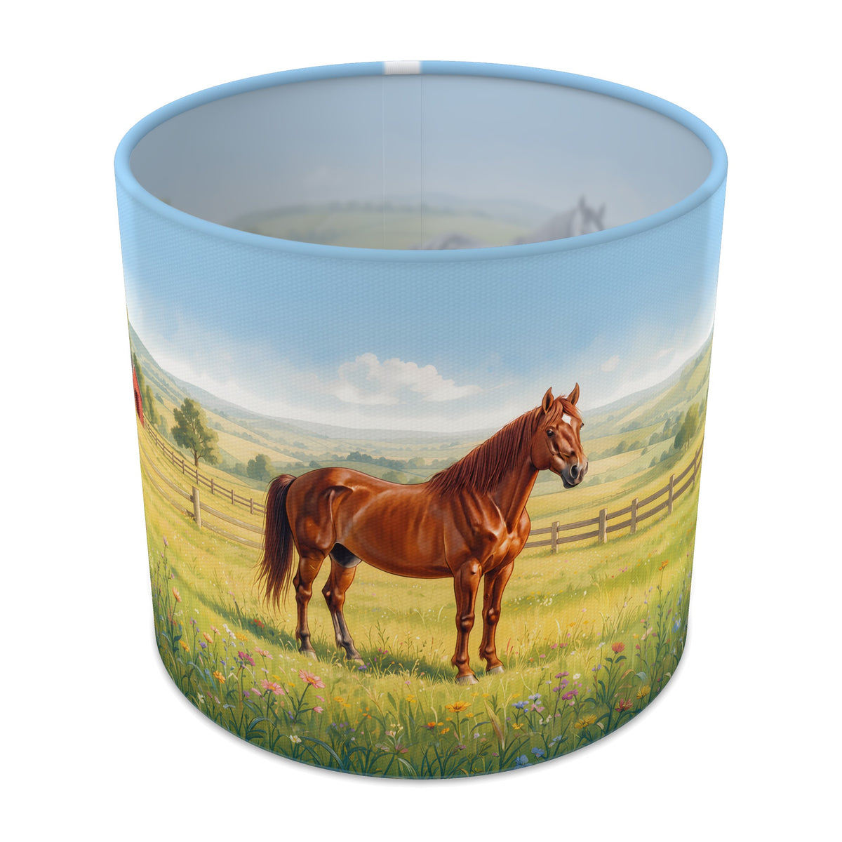Summer Meadow Pony Meadow lampshade - 20cm x 18.5cm Table