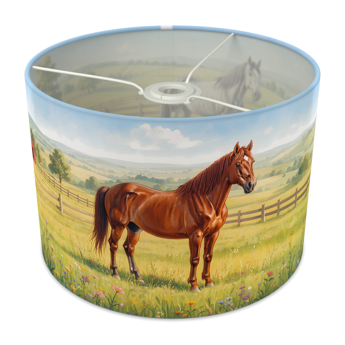 Summer Meadow Pony Meadow lampshade - 30cm x 21cm Ceiling