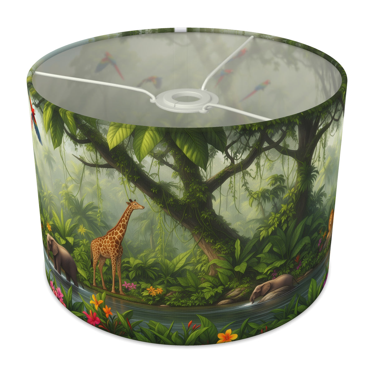 Jungle Morning Jungle Panorama lampshade - 30cm x 21cm Ceiling