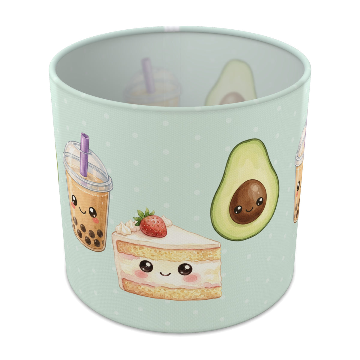Mint Kawaii Food lampshade - 20cm x 18.5cm Table