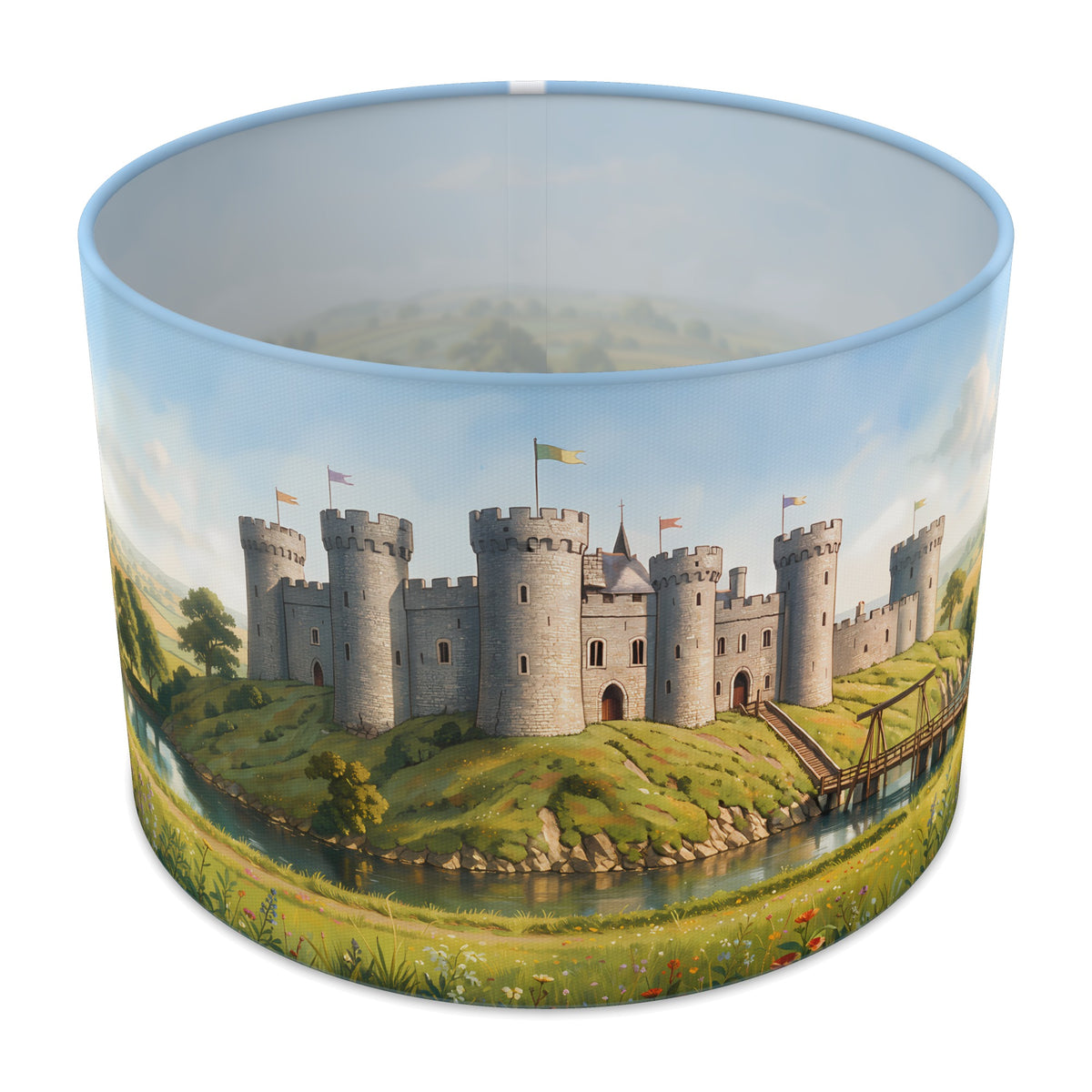 Castle Hill Knights Castle lampshade - 30cm x 21cm Table