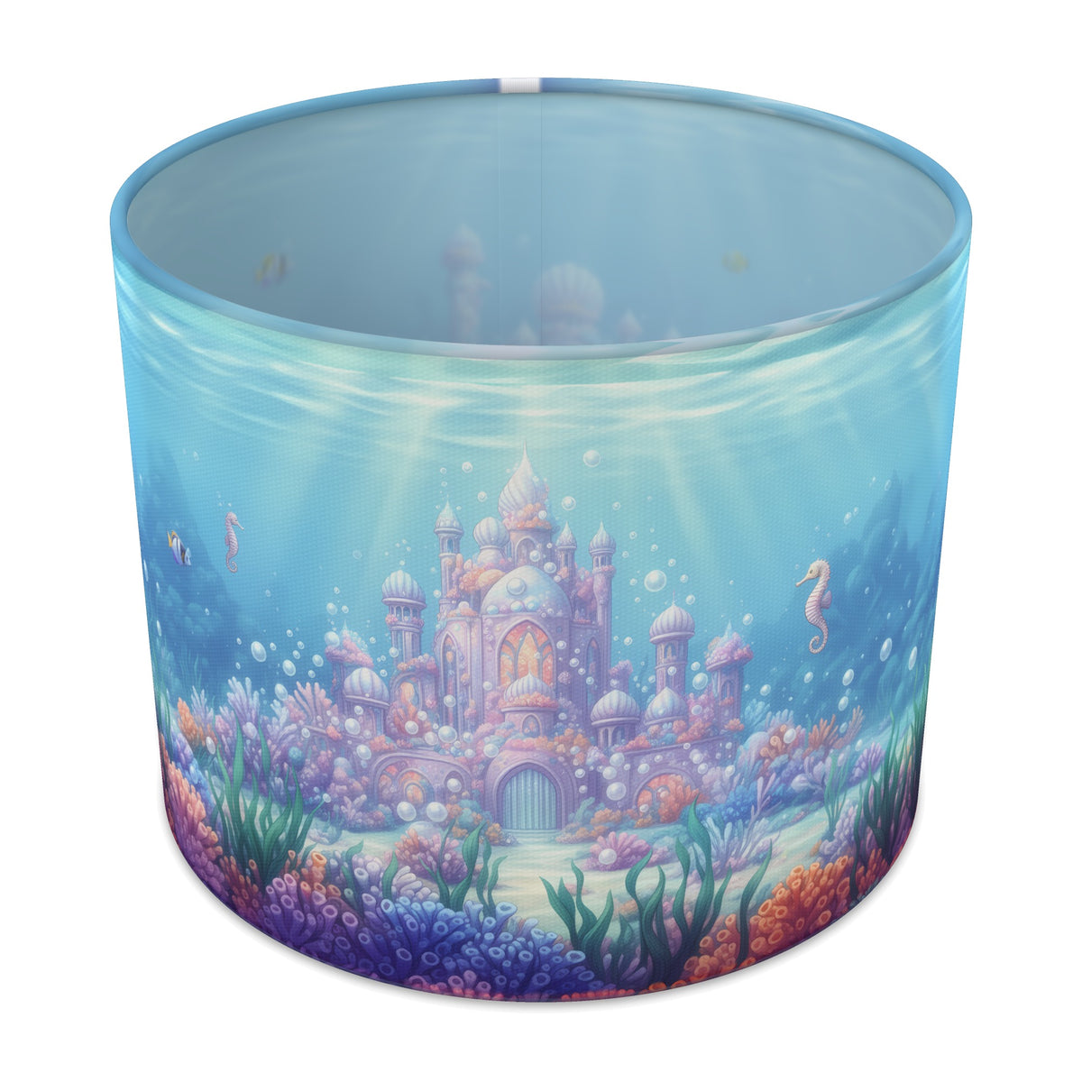 Mermaid Castle Mermaid Kingdom lampshade - 25cm x 20cm Table
