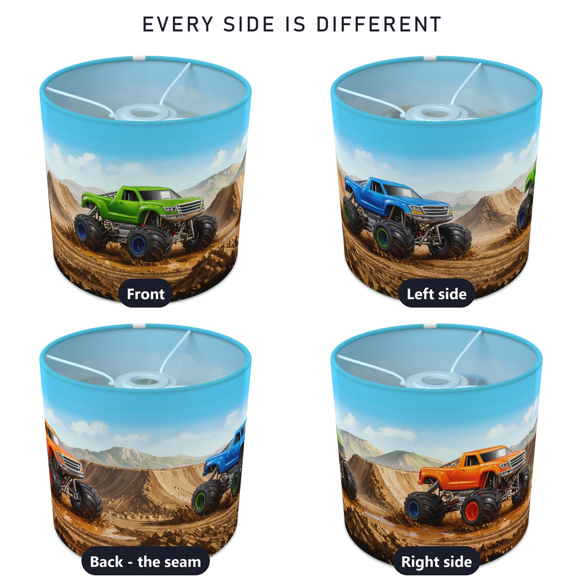Monster Trucks wraparound lampshade - Mud Arena - photo 3