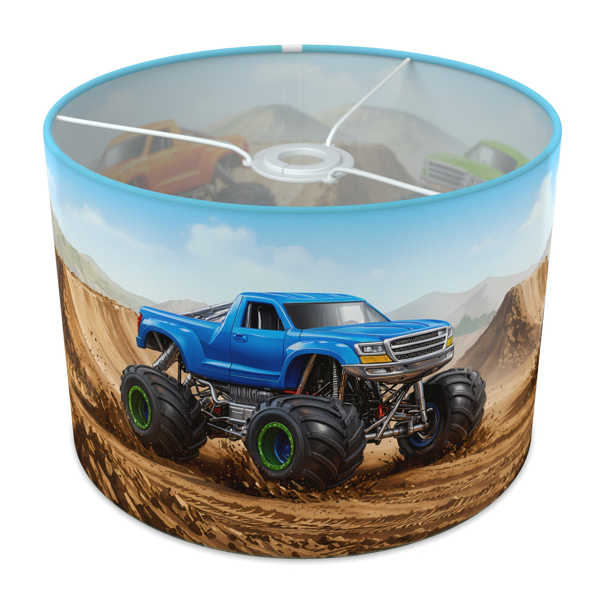 Mud Arena Monster Trucks lampshade - 30cm x 21cm Ceiling