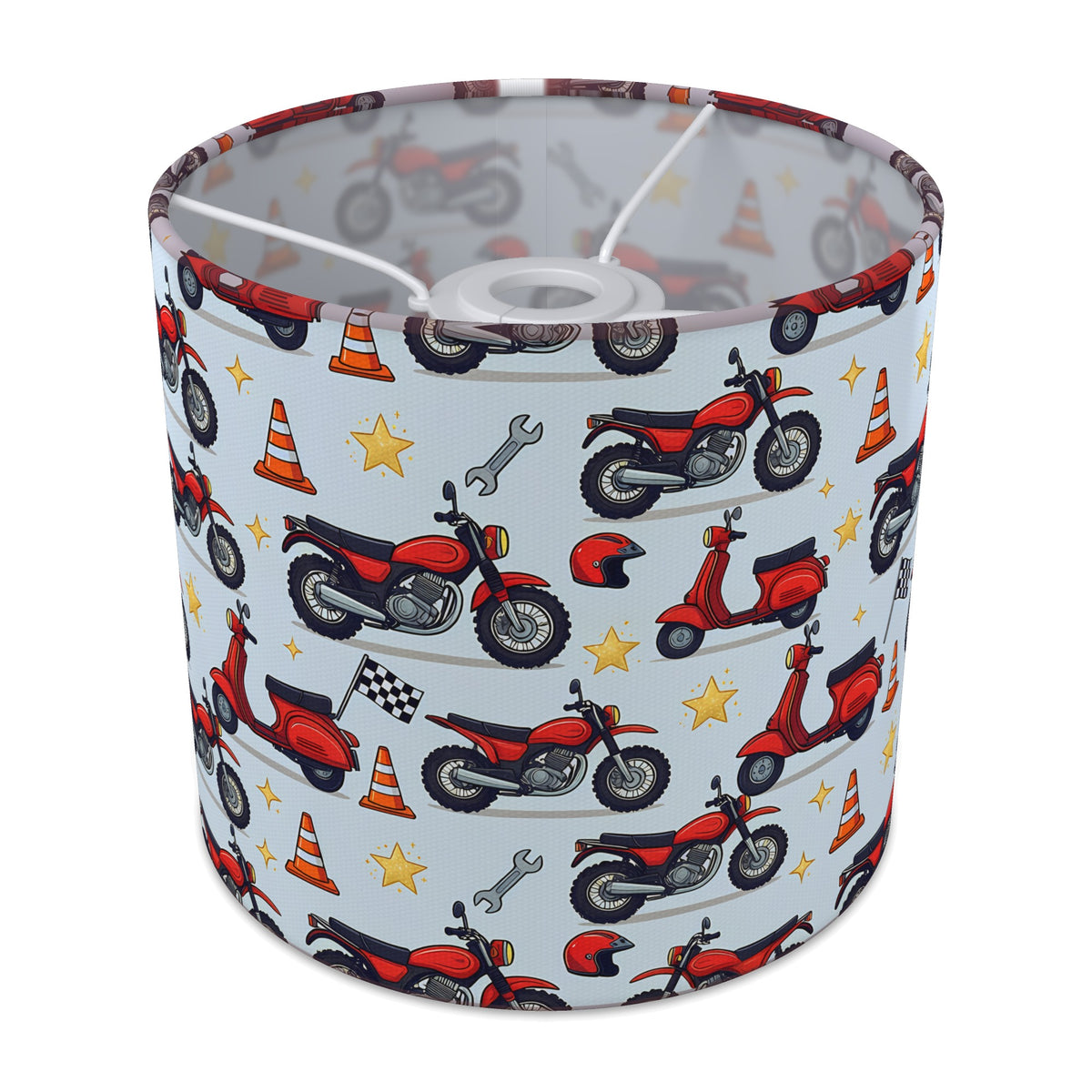 Sky Motorbike Mania lampshade - 20cm x 18.5cm Ceiling - main photo
