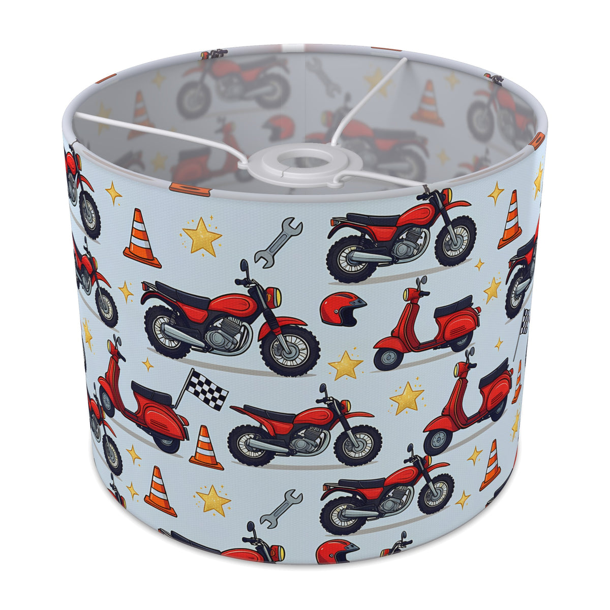 Sky Motorbike Mania lampshade - 25cm x 20cm Ceiling