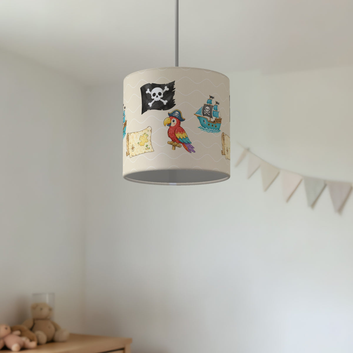 Sand Pirates lampshade - 20cm x 18.5cm Ceiling - photo 2