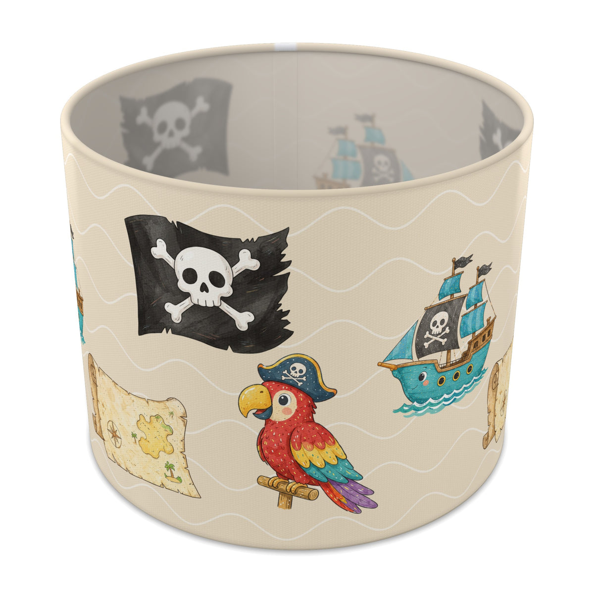 Sand Pirates lampshade - 25cm x 20cm Table