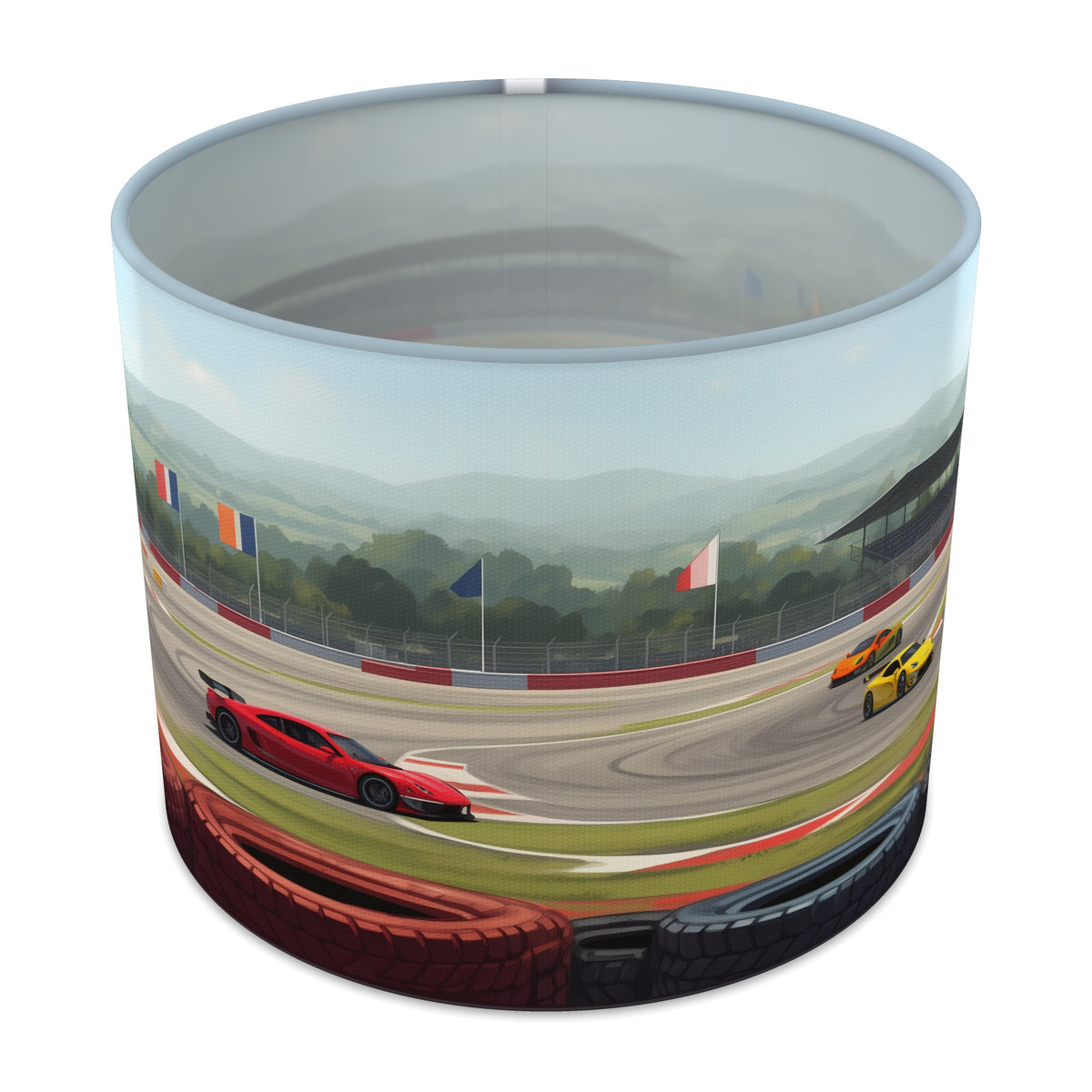 Grand Prix Speedway Panorama lampshade - 25cm x 20cm Table