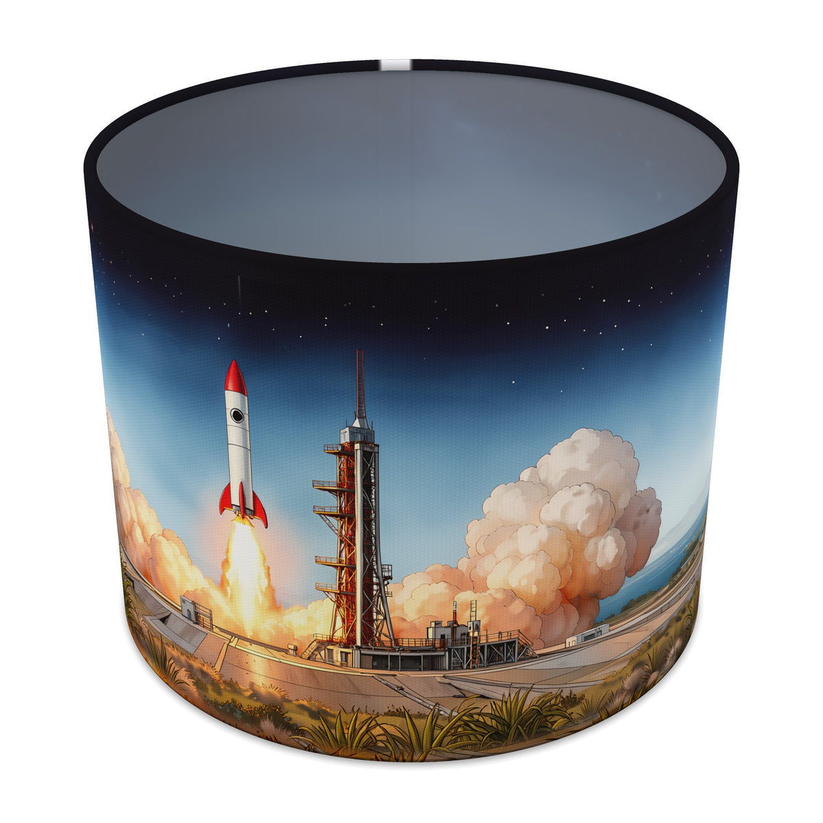 Launch Pad Rocket Launch lampshade - 25cm x 20cm Table