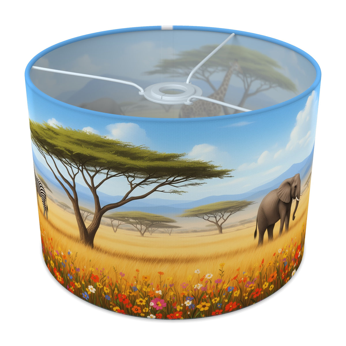 Golden Plains Savannah Safari lampshade - 30cm x 21cm Ceiling