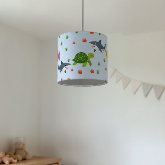 Sky Cute Sea Friends lampshade - 20cm x 18.5cm Ceiling - photo 2