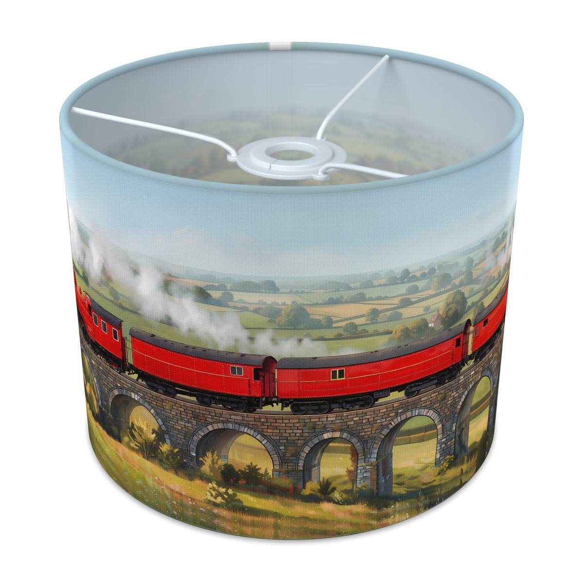 Valley Railway Steam Train Journey lampshade - 25cm x 20cm Ceiling