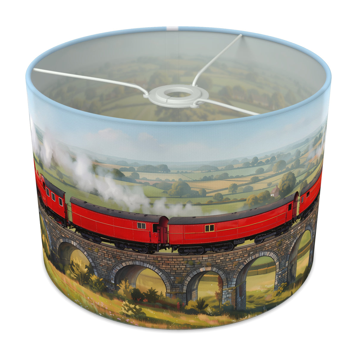 Valley Railway Steam Train Journey lampshade - 30cm x 21cm Ceiling