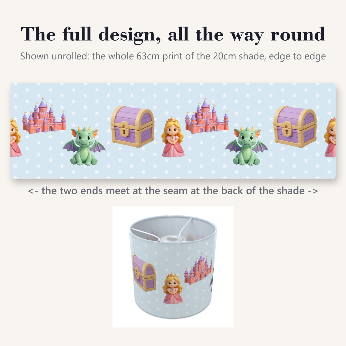Sky Toys lampshade - 20cm x 18.5cm Ceiling - photo 9