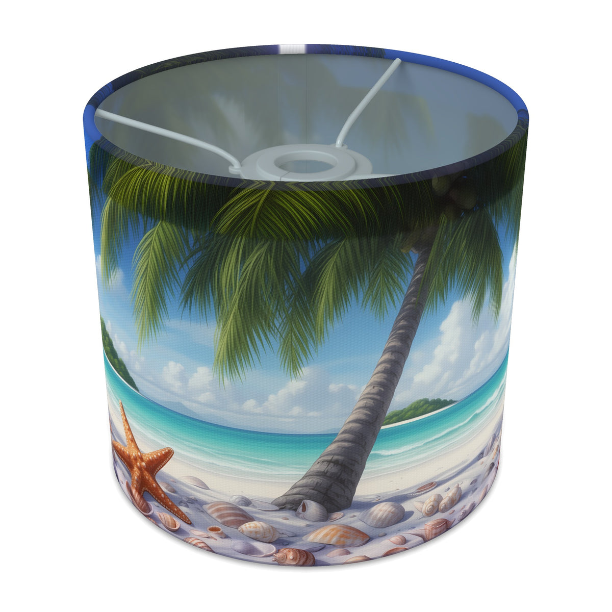 Tropical Island wraparound lampshade - Palm Beach - main photo