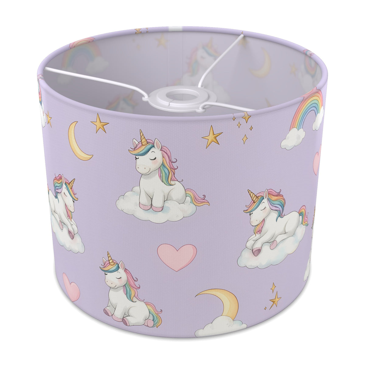 Lilac Unicorn Dreams lampshade - 25cm x 20cm Ceiling