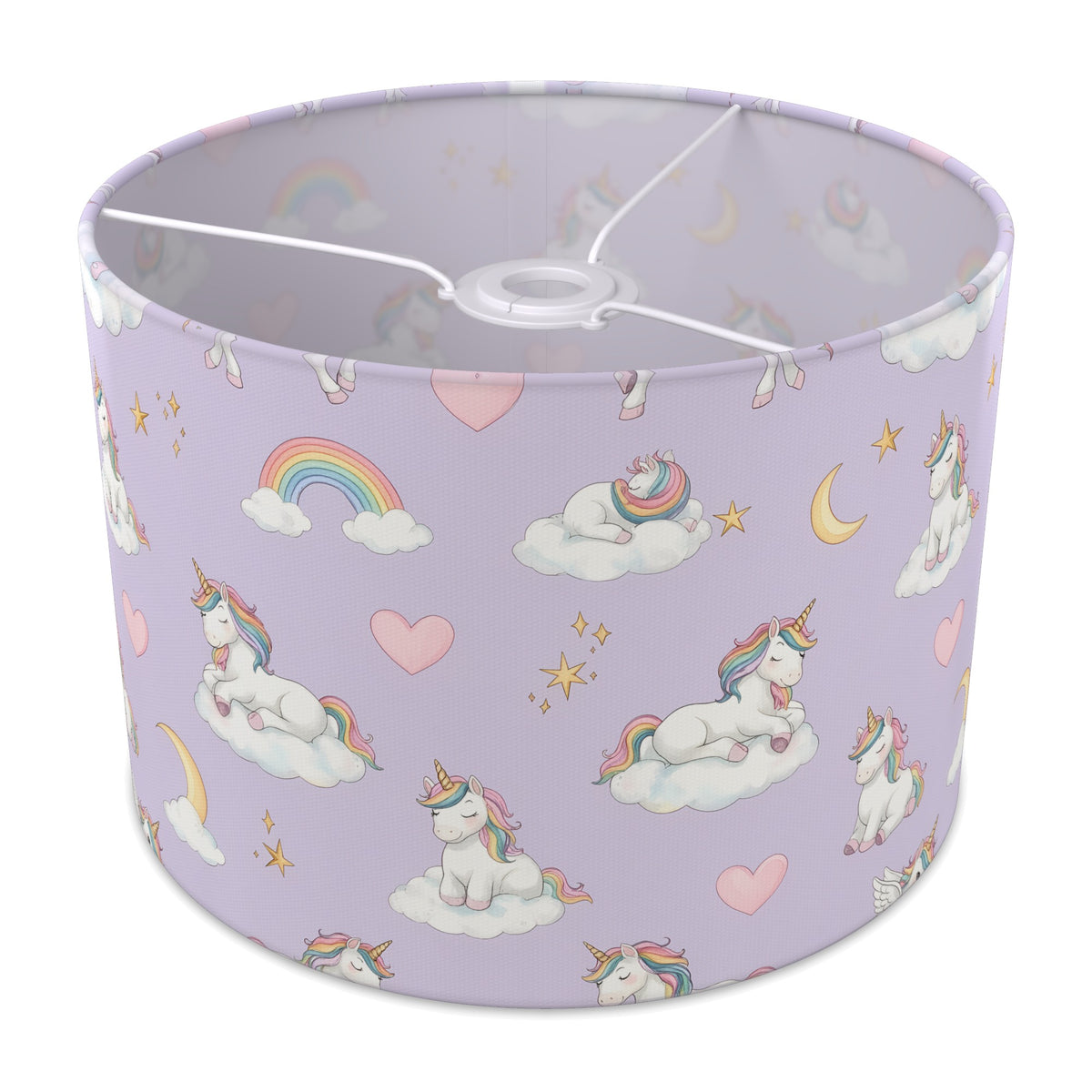 Lilac Unicorn Dreams lampshade - 30cm x 21cm Ceiling
